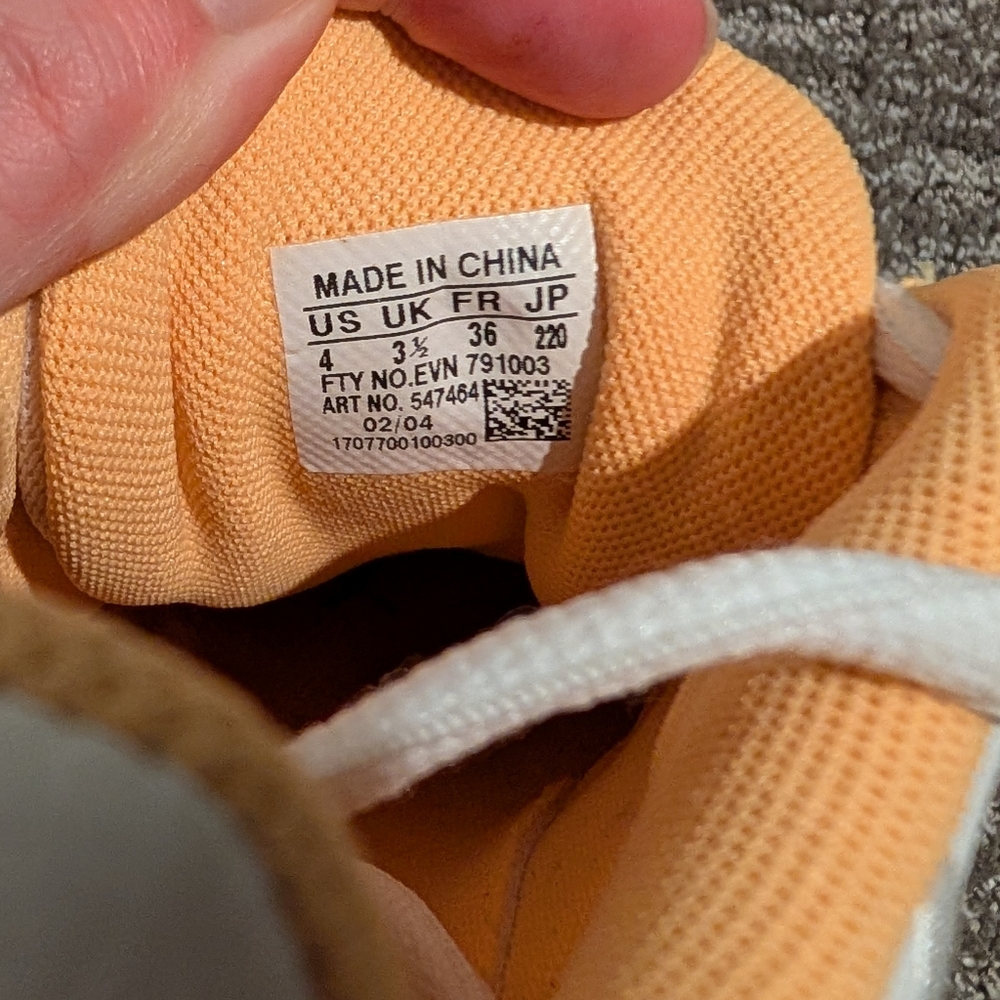 Vintage Adidas Brady K Custard Yellow/White/Navy Three Stripe Golf Shoes 547464 - Picture 9 of 11